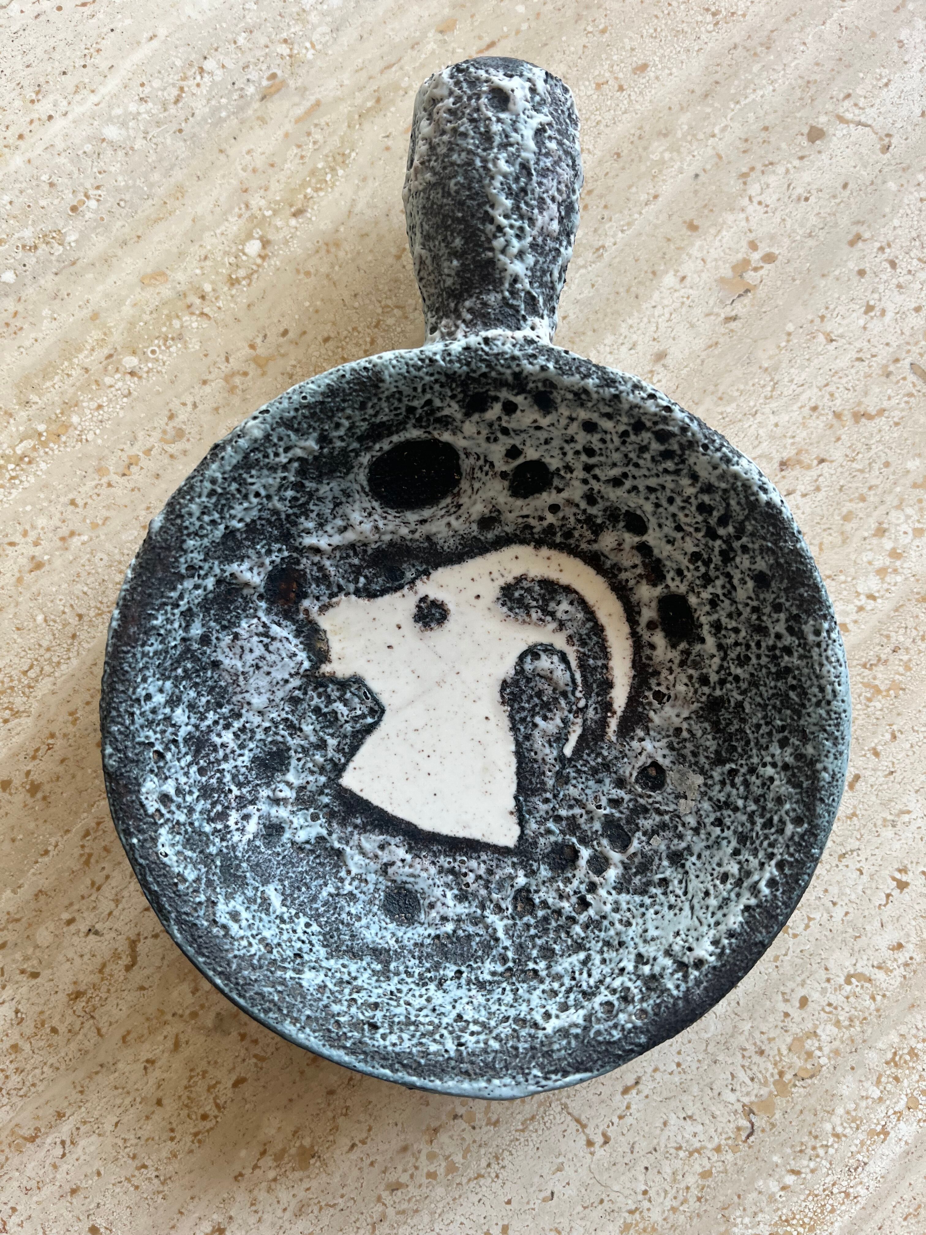 Ceramic fat lava pot