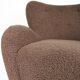Terry fabric wing chair