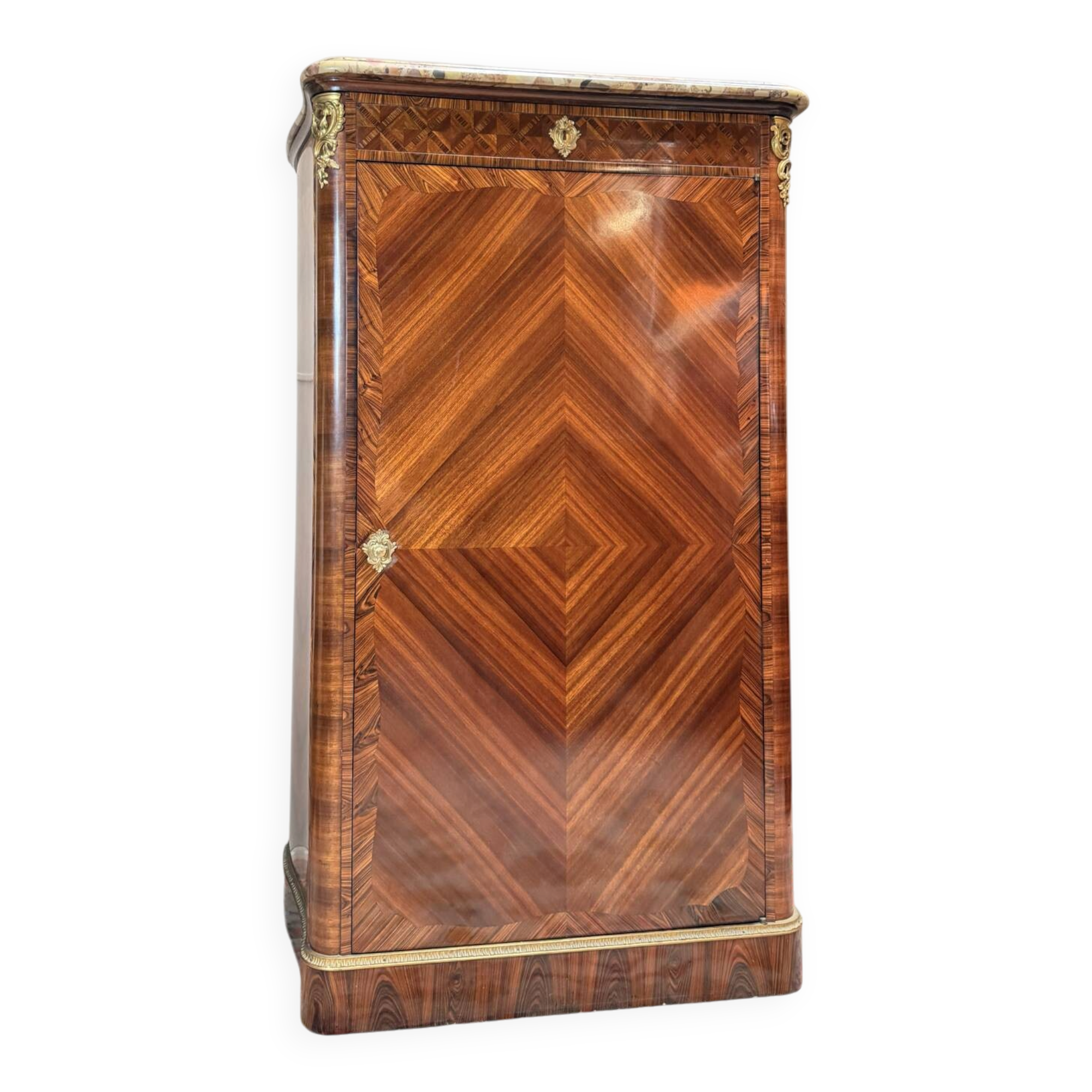LOWER CABINET IN LOUIS XV STYLE MARQUETRY