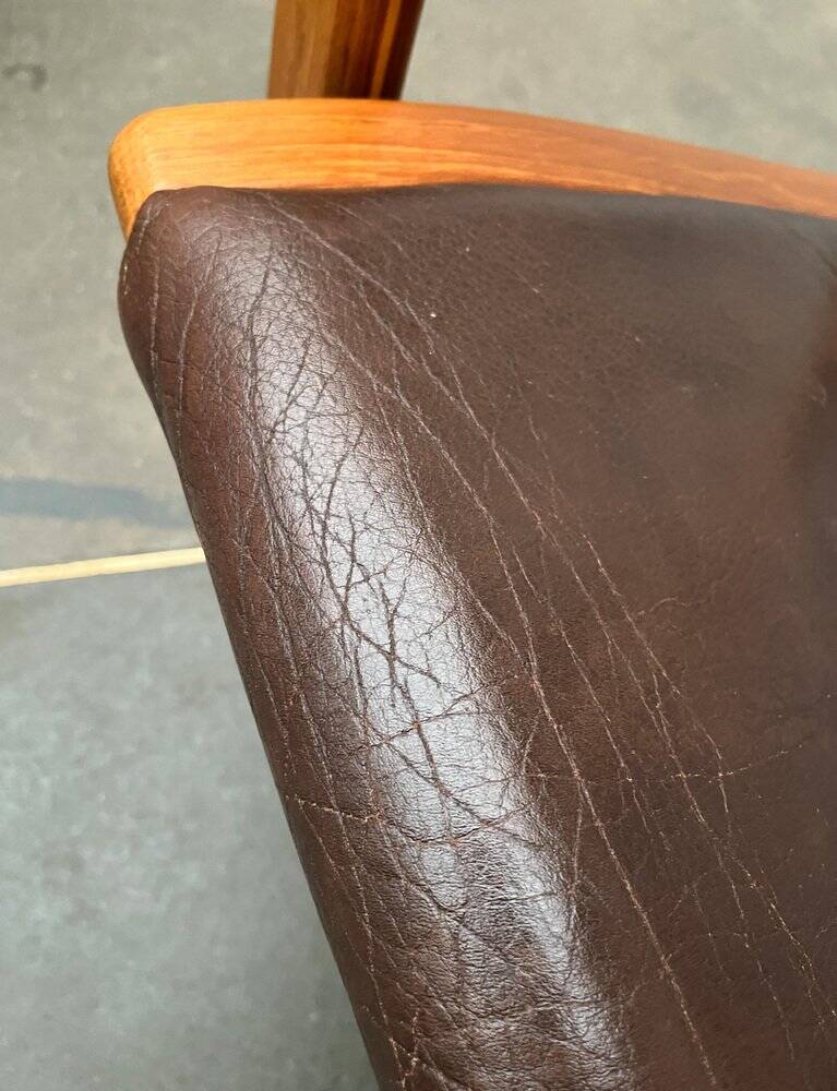 Vintage Swedish armchair model Lamello in beech by Yngve Ekström for Swedese, 1970s.