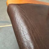 Vintage Swedish armchair model Lamello in beech by Yngve Ekström for Swedese, 1970s.