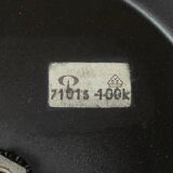 Sculptural wave wall lamp made of structured solid glass by peill & putzler