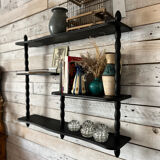 Blackened Napoleon shelf