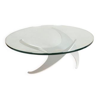 Coffee table by Knut Hesterberg, Ronald Schmitt, model "Propeller",