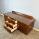 Lowboard, small chest of drawers, flamed birch, 1950s