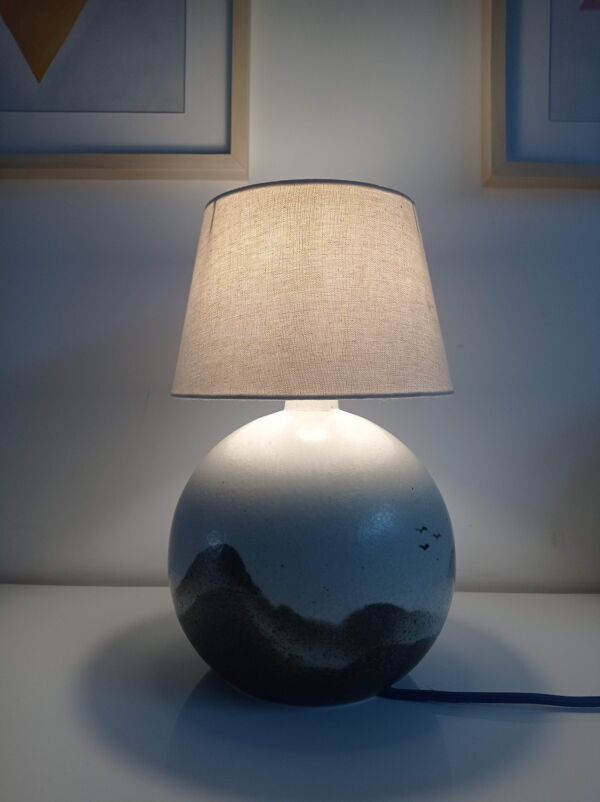Pied de lampe en céramique Virebent
