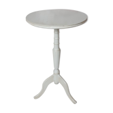 Round table, shabby chic pedestal table