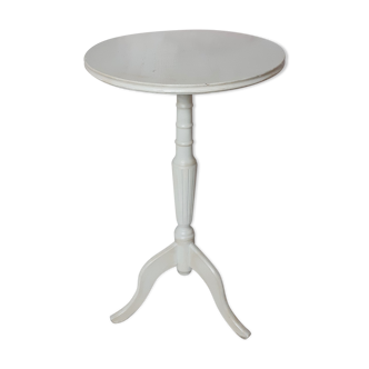 Table ronde , guéridon shabby chic