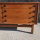 Sideboard in wood and metal 1960