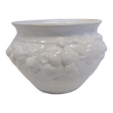 Cache pot ancien en barbotine
