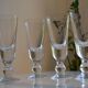 Série de 4 anciens verre verres à absinthe