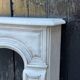 Louis XV style fireplace in Carrara marble around 1880