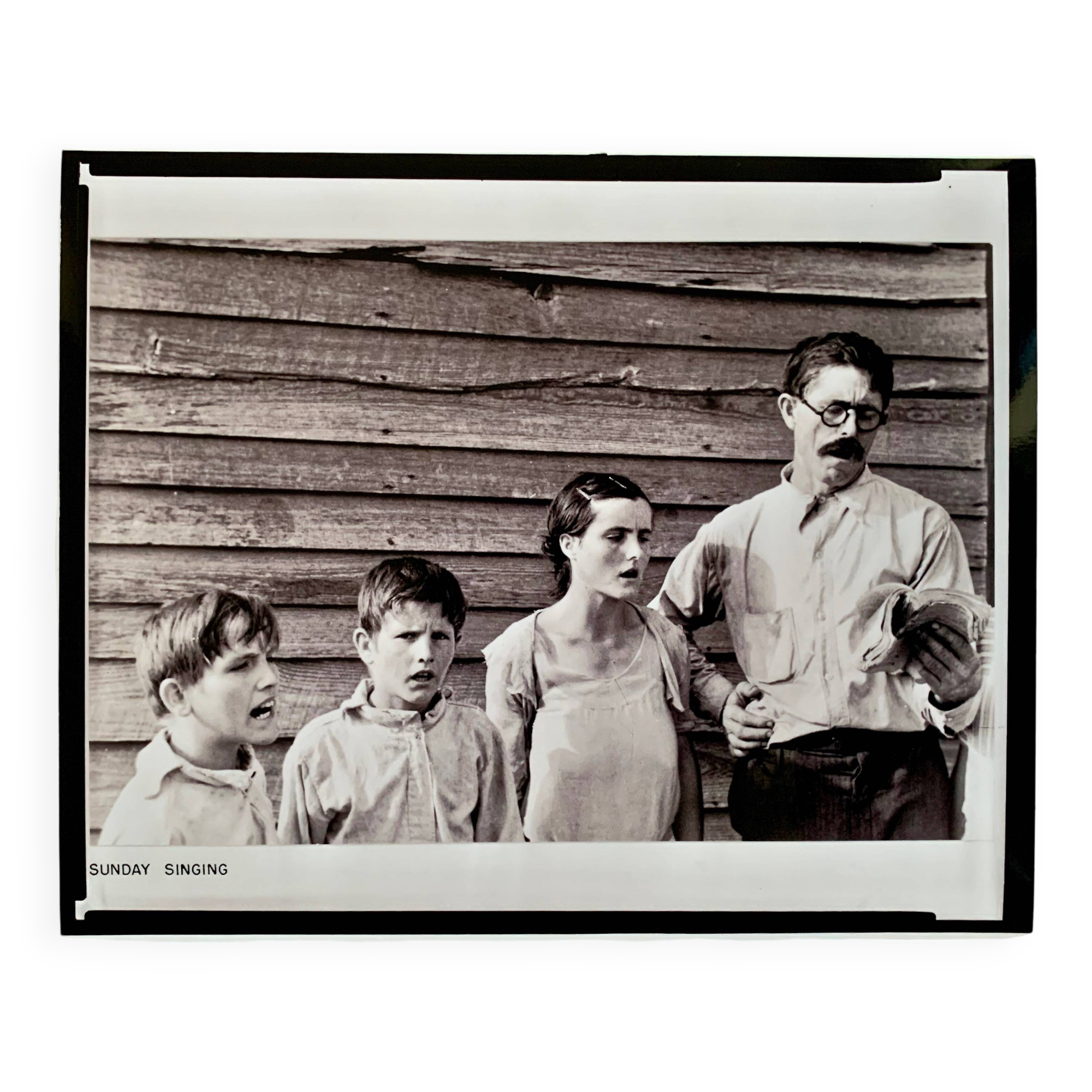 Black and White Art Photograph — “Sunday Song, Alabama 1935”