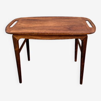 Table basse en teck par Johannes Andersen pour CFC Silkeborg, Danemark 1960