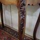 Louis XV style game table in marquetry and mahogany