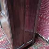 Old showcase, glass door and 4 shelves