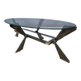 Art Deco oval coffee table 1940