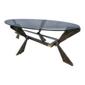 Table basse ovale Art Déco, 1940