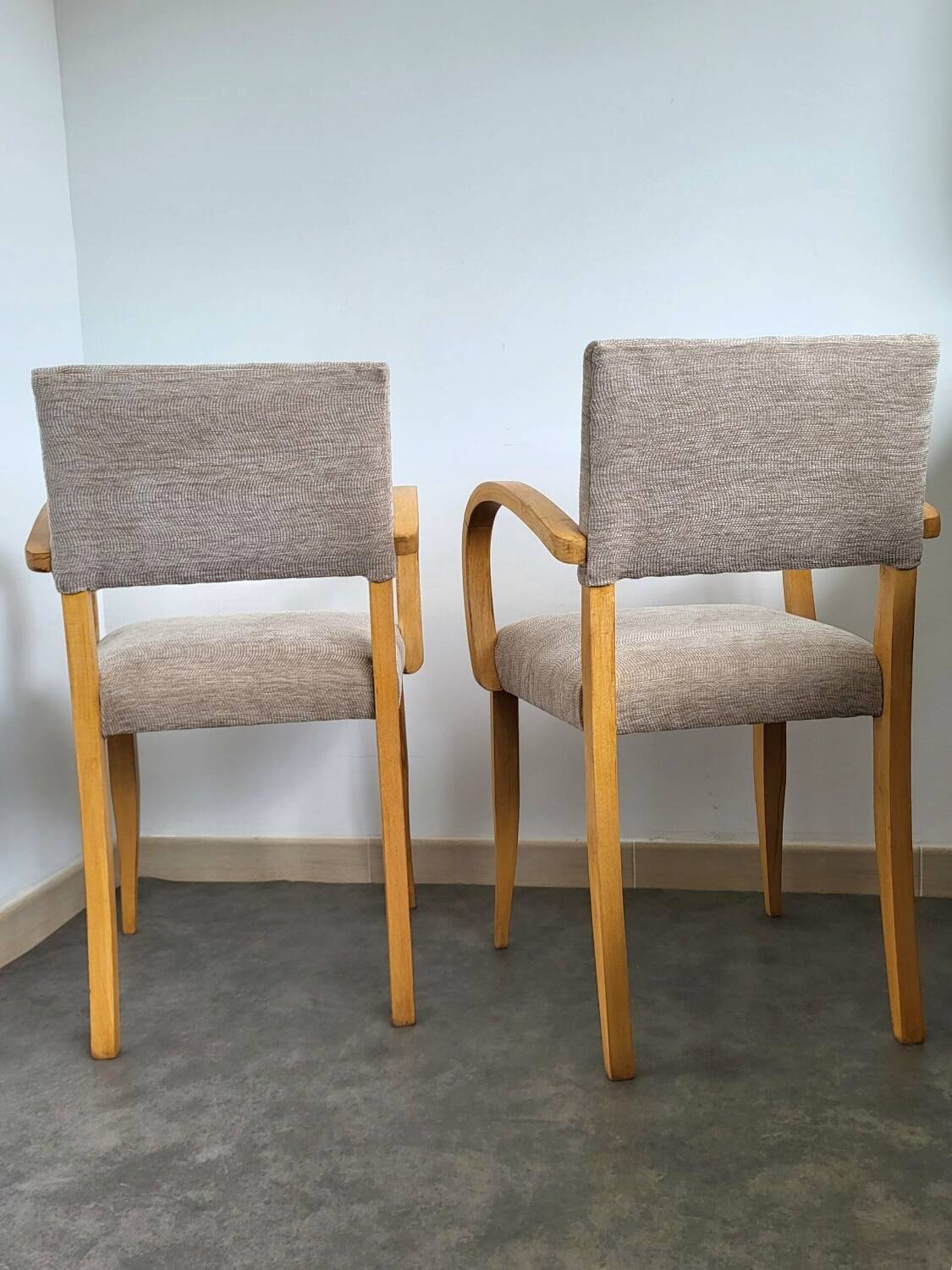 Pair of 1950s bridge chairs