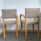 Pair of 1950s bridge chairs