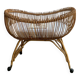 Vintage rattan moses cradle