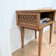 Vintage rattan bedside table