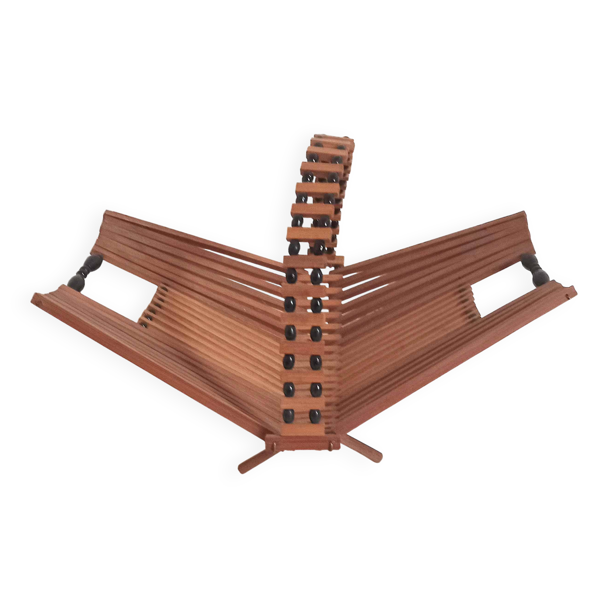 50s scandinavian foldable fruit basket