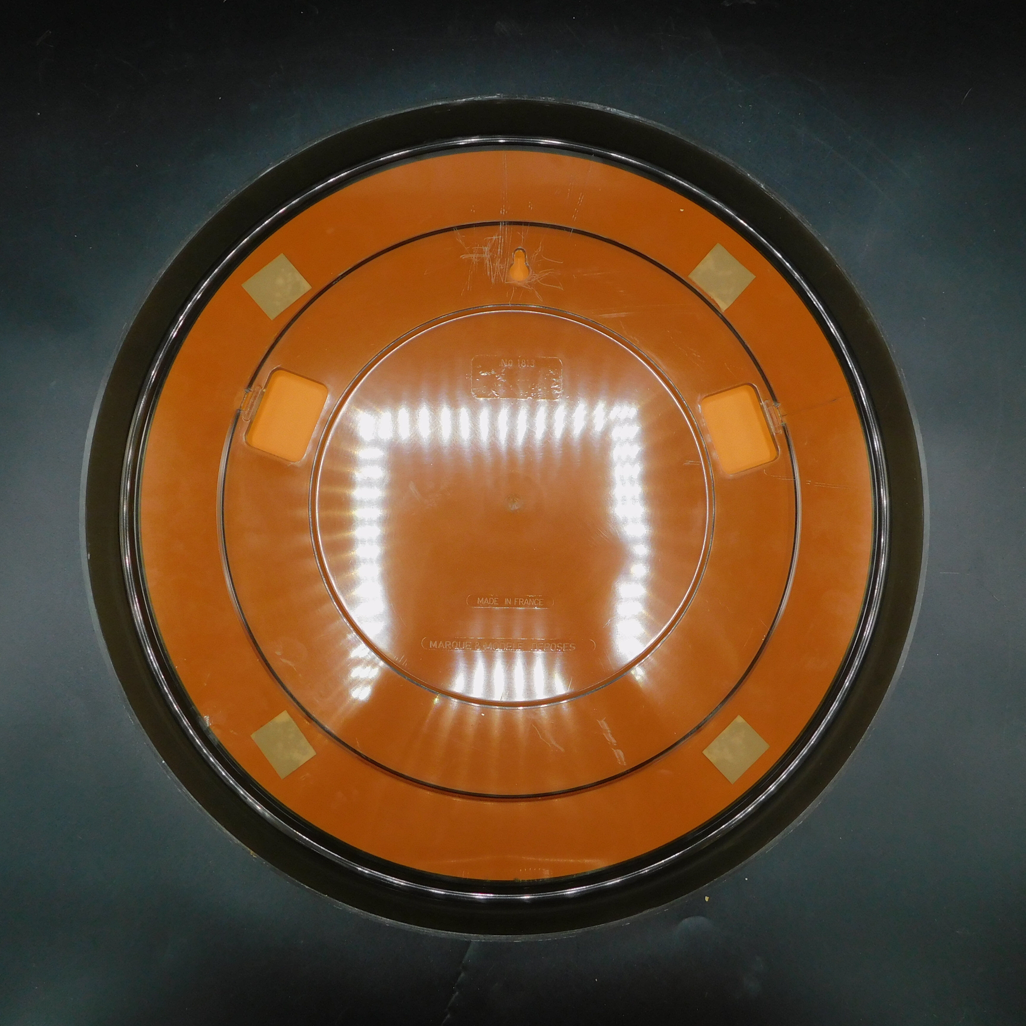 Gilac smoked plastic mirror from the 70s - 40 cm