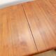 Teak dining table by Dyrlund