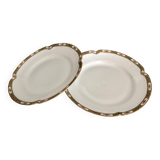 2 Chabrol & Poirier round dishes