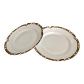 2 Chabrol & Poirier Round Dishes