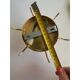 Modern Gold “Tronchi” Murano Glass Flush Mount