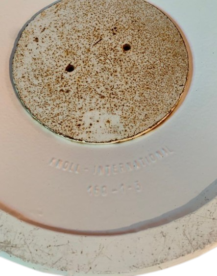 Knoll International side table top in real marble