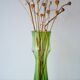 Mid-century modern glass vase by Bo Borgström for Åseda