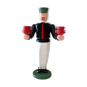 Wooden miner from the Erzgebirge, candle holder, vintage decoration, Christmas