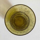 Biot bubble glass vase from the 70s, height 25 cm