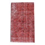 6x10 Rug For Dining Room Red Vintage Area Rug, 175x296Cm SK 3756