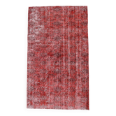 Tapis 6x10 pour salle à manger tapis vintage rouge, 175x296Cm SK 3756