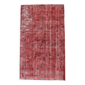 Tapis 6x10 pour salle à manger tapis vintage rouge, 175x296Cm SK 3756