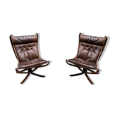 Pair of Falcon armchairs - Sigurd Ressel