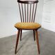 Baumann “Minuet” chair with yellow seat