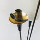 Reed floor lamp with 3 burners of the house Lunel - 1950