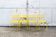 Perforated Metal Yellow Italian Chairs by Flyline, 1970s, Set of 4