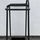 French black wrought iron fireplace set, 1960