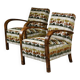Pair of Art Deco armchairs, 1930s–1940s