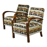 Pair of Art Deco armchairs, 1930s–1940s
