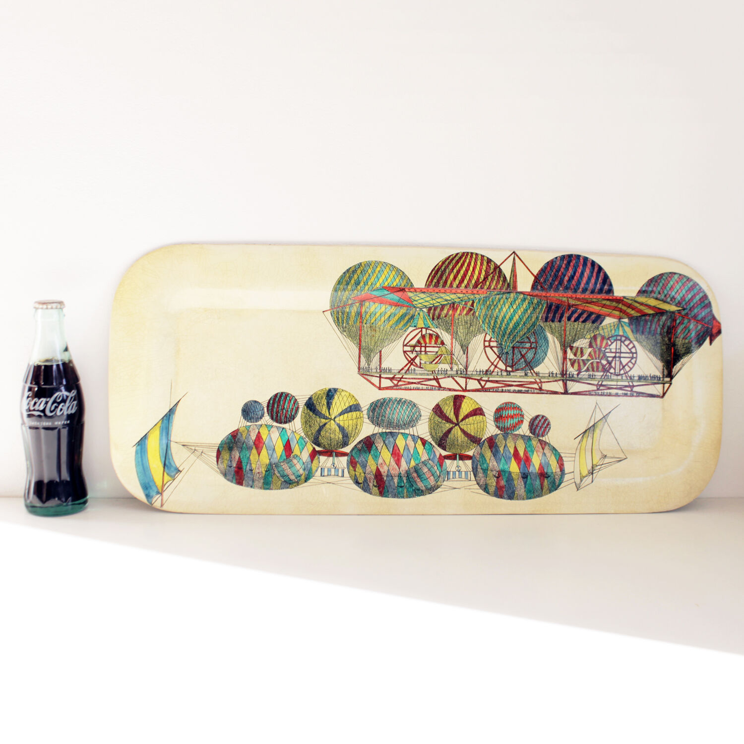 Tray by Piero Fornasetti, original 1950s