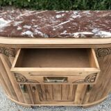 Art deco sideboard 1930 in raw walnut