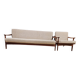 Danish teak Scandinavian sofa armchair set 1960