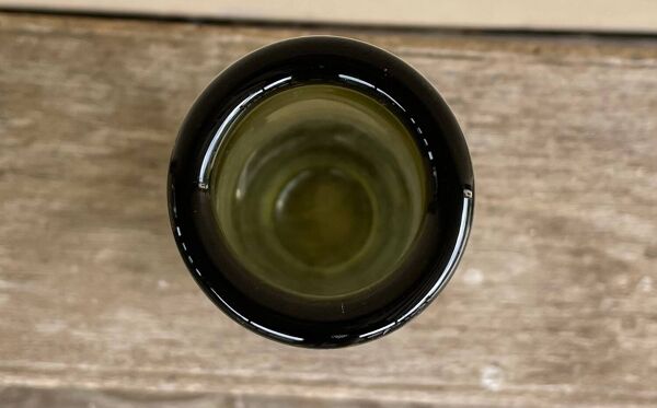 Vase en verre vert danois par Per Lütken pour Holmegaard